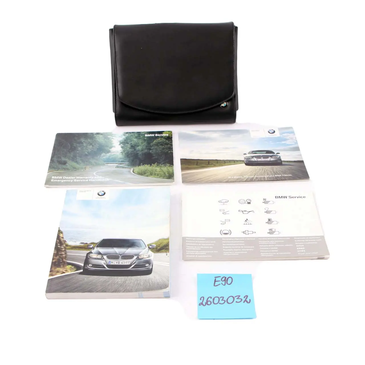 BMW 3 Series E90 E91 LCI Service Booklet Owner's Handbook Pouch Case