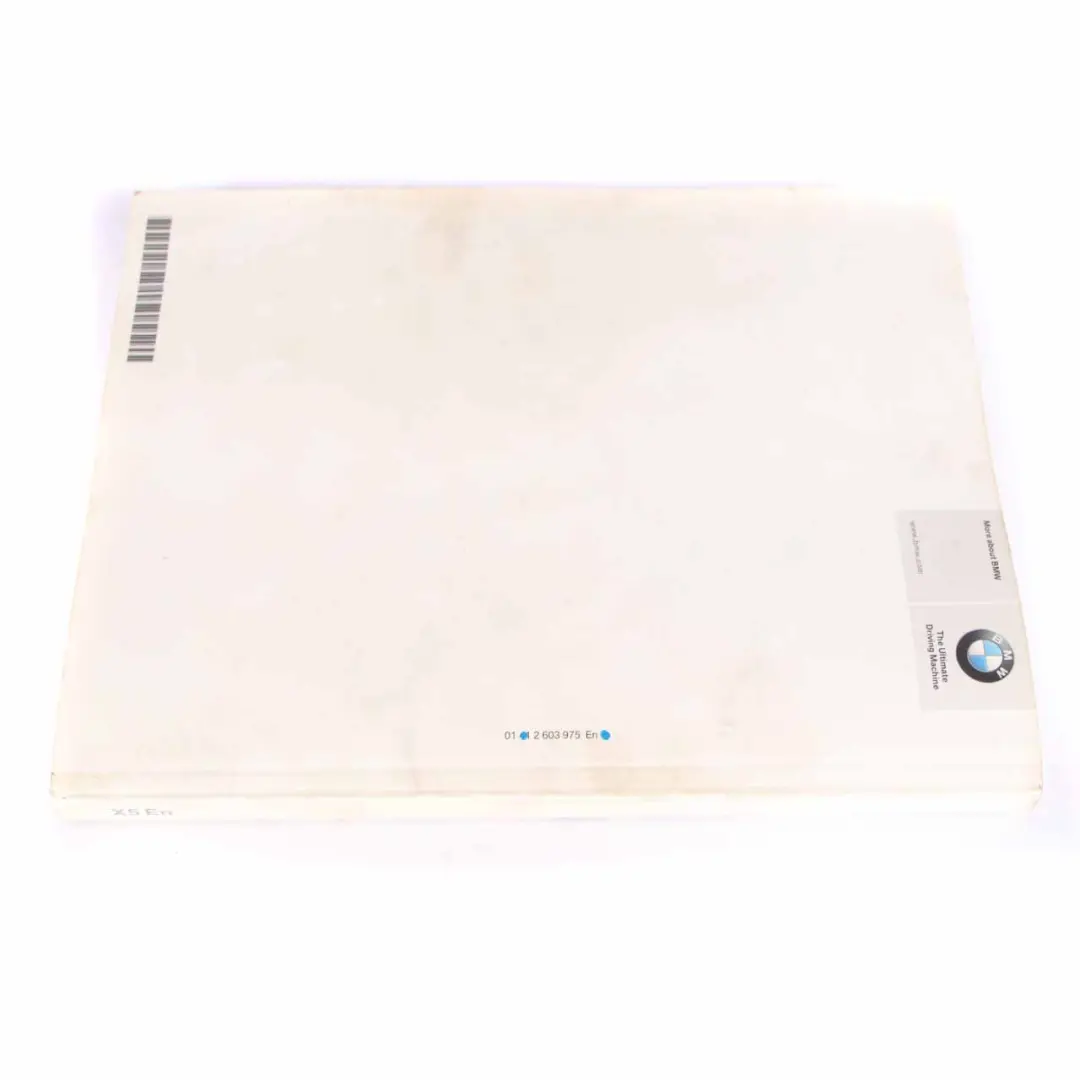 BMW X5 E70 Owner's Handbook Instruction Manual 2603975