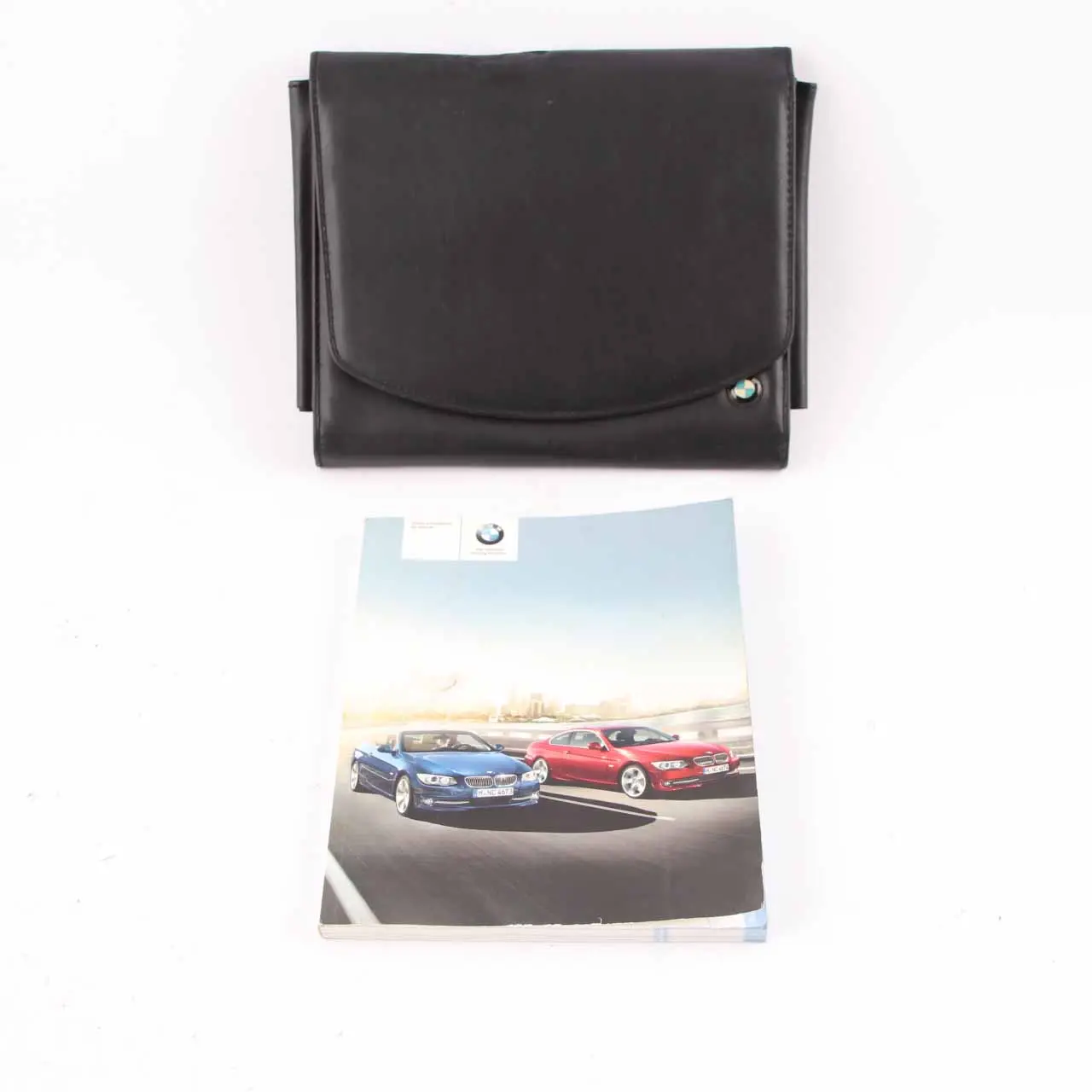 BMW E92 E93 Owner's Handbook Book Slipcase Pouch Case Wallet Set
