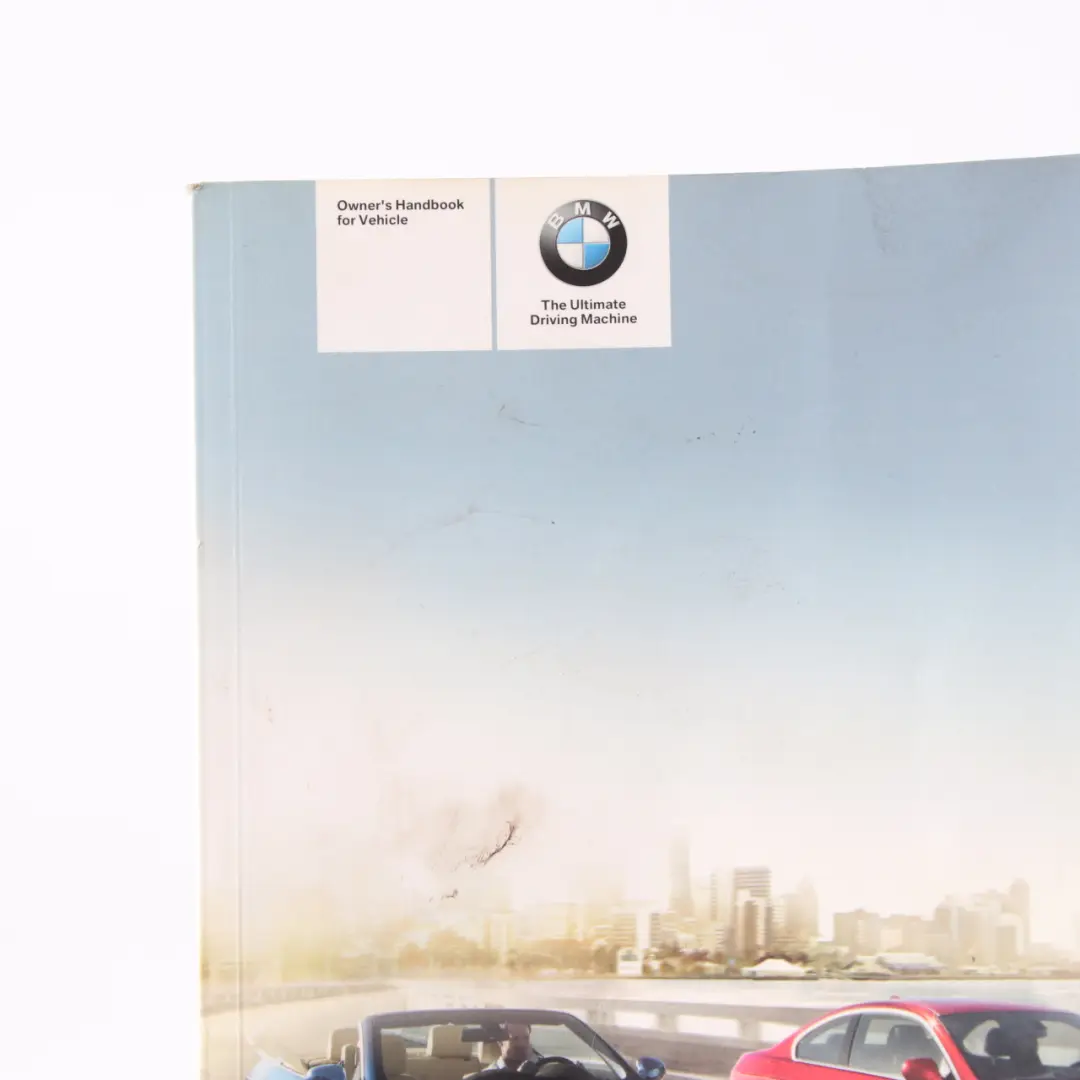 BMW E92 E93 Owner's Handbook Book Slipcase Pouch Case Wallet Set