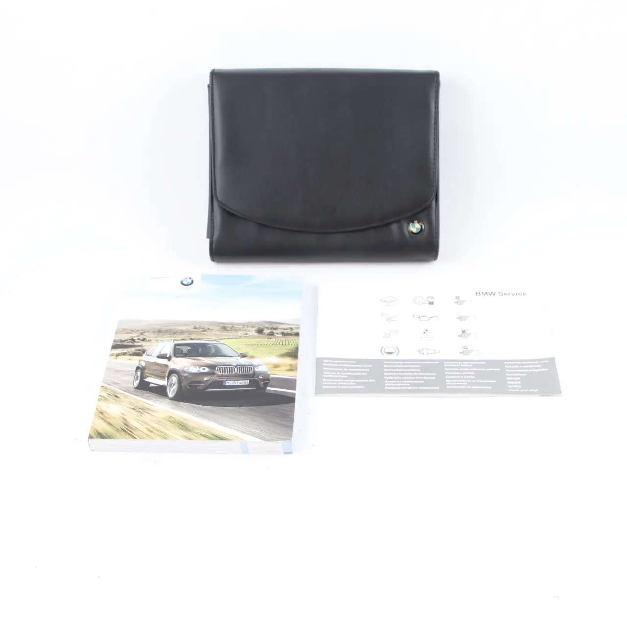 Booklet Set BMW X5 E70 LCI Owner's Handbook Book Wallet Case Pouch 2605310