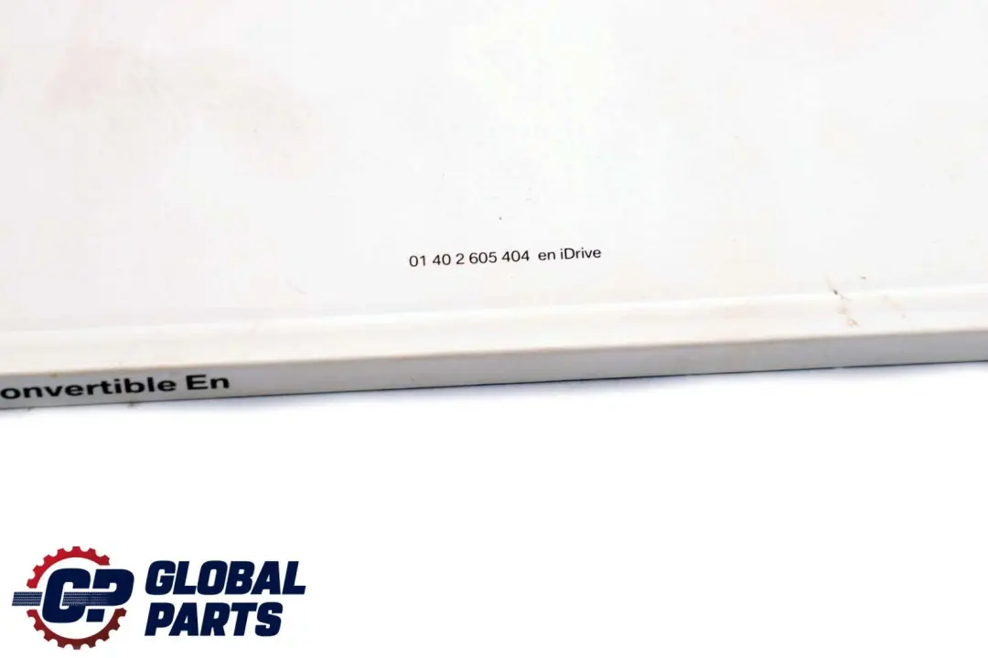 BMW 1 Series E82 E88 Owner's Handbook Service Book Set Case Pouch 2605404