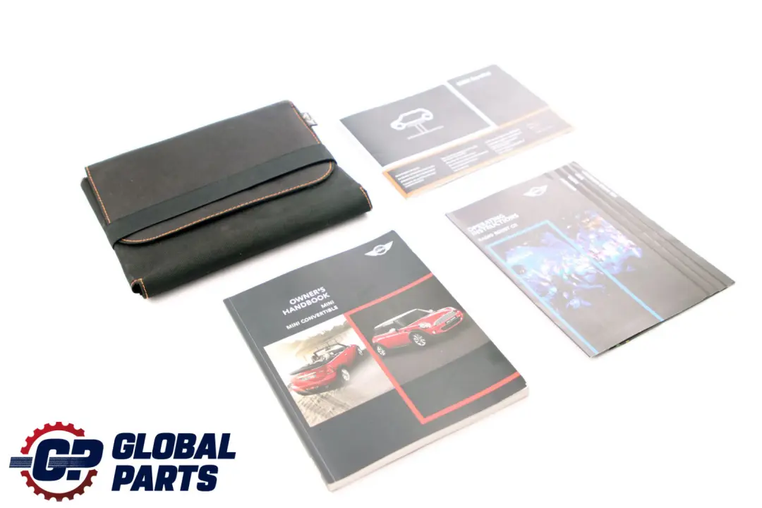 BMW Mini 2 R56 R57 LCI Service Booklet Owner's Handbook Pouch Case Wallet Set