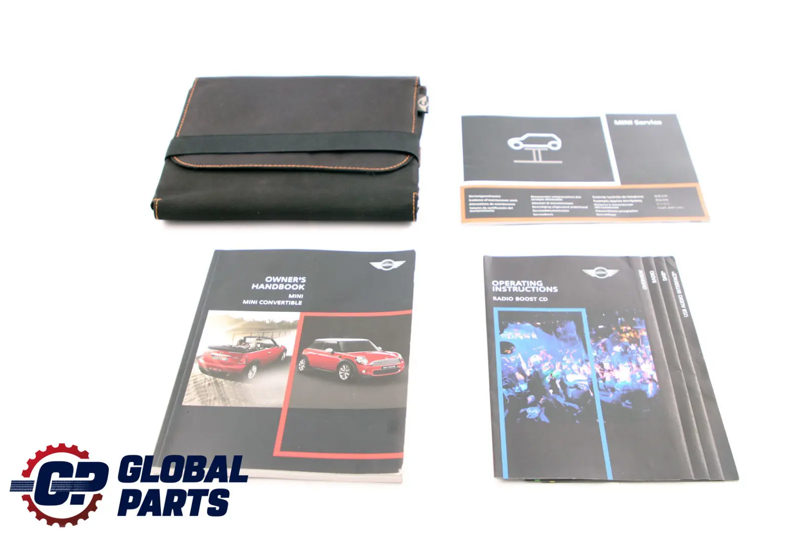 BMW Mini 2 R56 R57 LCI Service Booklet Owner's Handbook Pouch Case Wallet Set