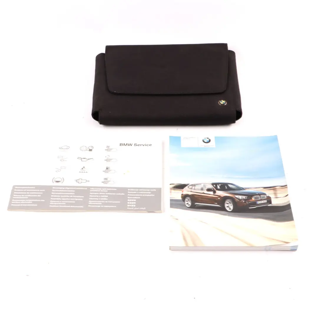 BMW X1 E84 Owner's Handbook Service Booklet Instructions Pouch Case Wallet