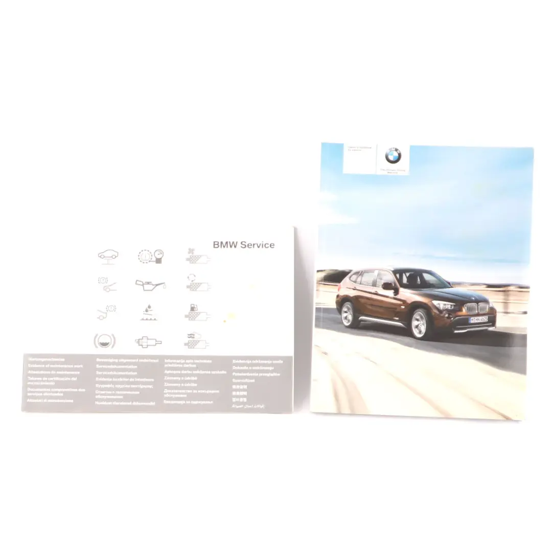 BMW X1 E84 Owner's Handbook Service Booklet Instructions Pouch Case Wallet