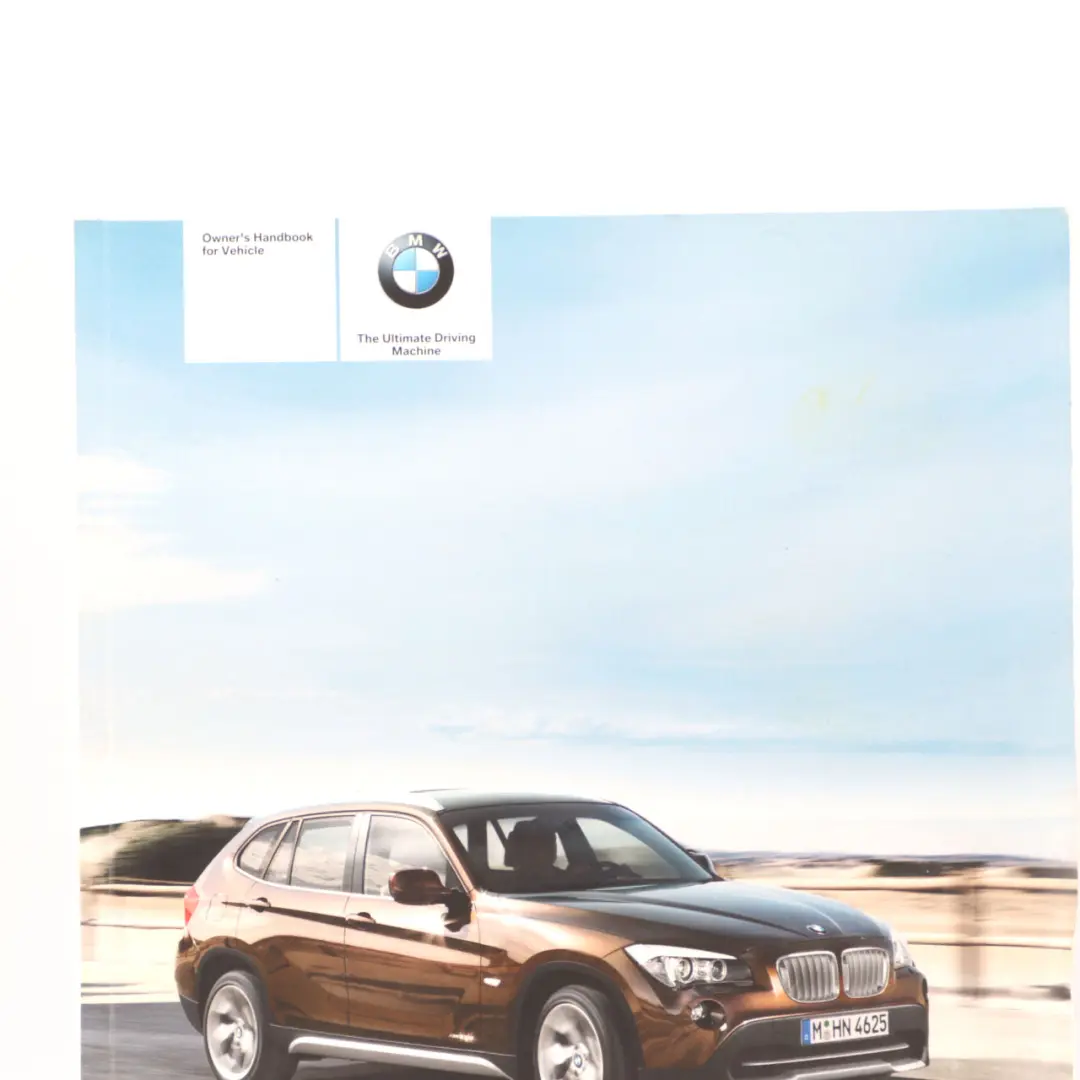 BMW X1 E84 Owner's Handbook Service Booklet Instructions Pouch Case Wallet