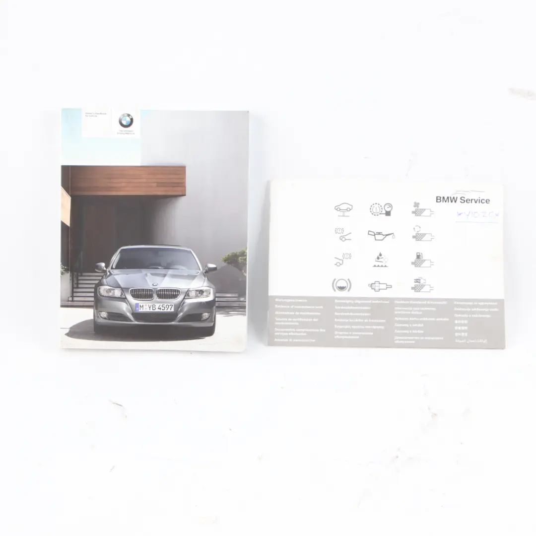 BMW E90 E91 LCI Service Book Booklet Owner's Handbook Pouch Case