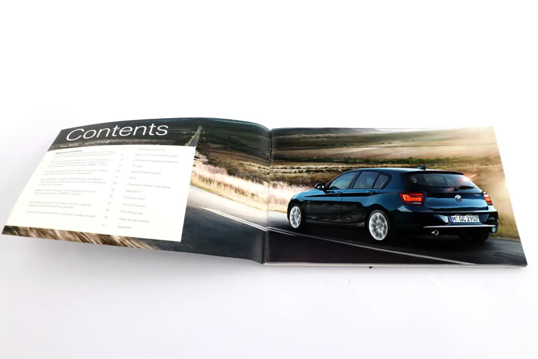 BMW 1 Series F20 Owner's Handbook Instructions iDrive Pouch Case Wallet