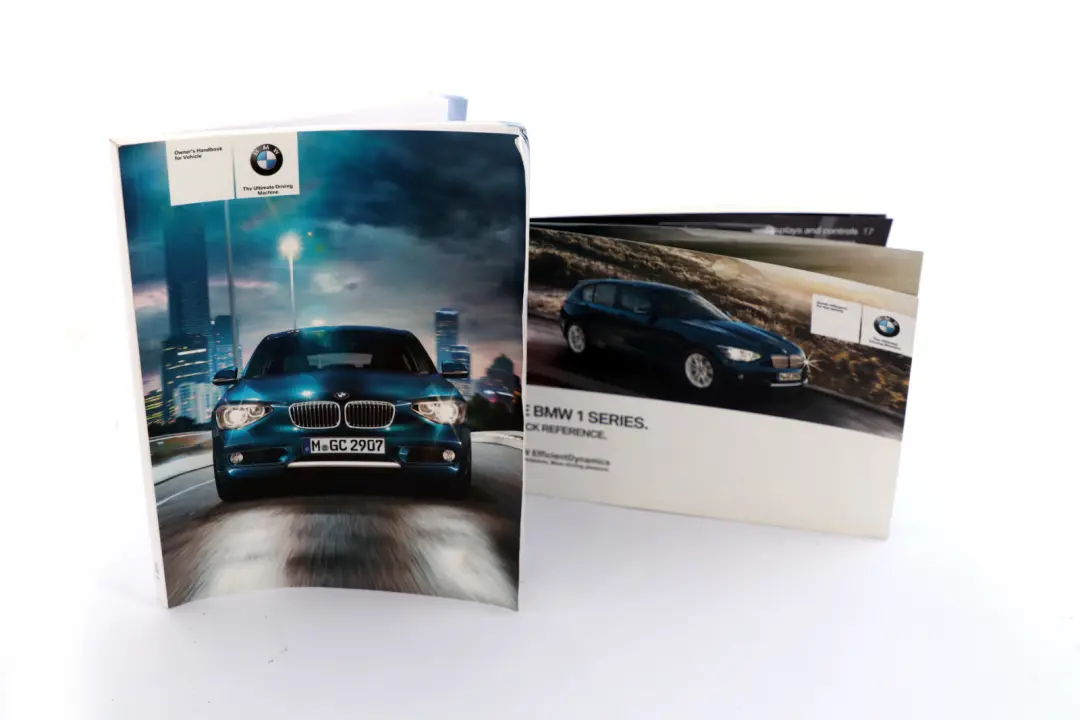 BMW 1 Series F20 Owner's Handbook Instructions iDrive Pouch Case Wallet