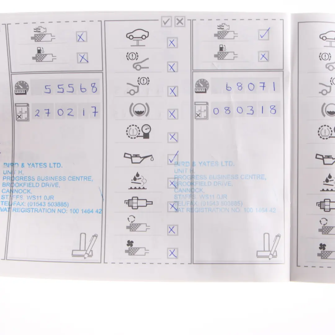 BMW F01 F02 Service Booklet Owner's Handbook Set Pouch Case Wallet