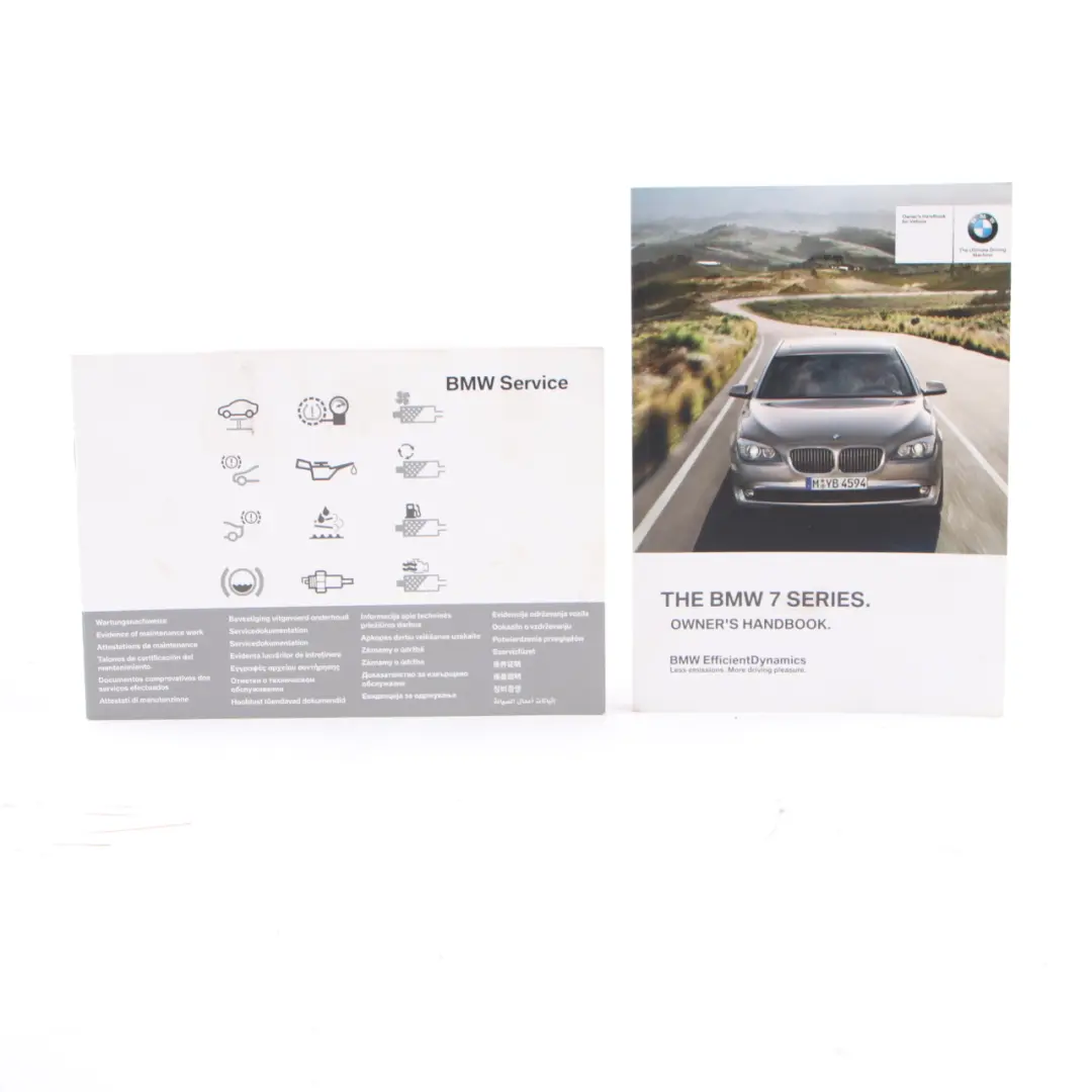 BMW F01 F02 Service Booklet Owner's Handbook Set Pouch Case Wallet