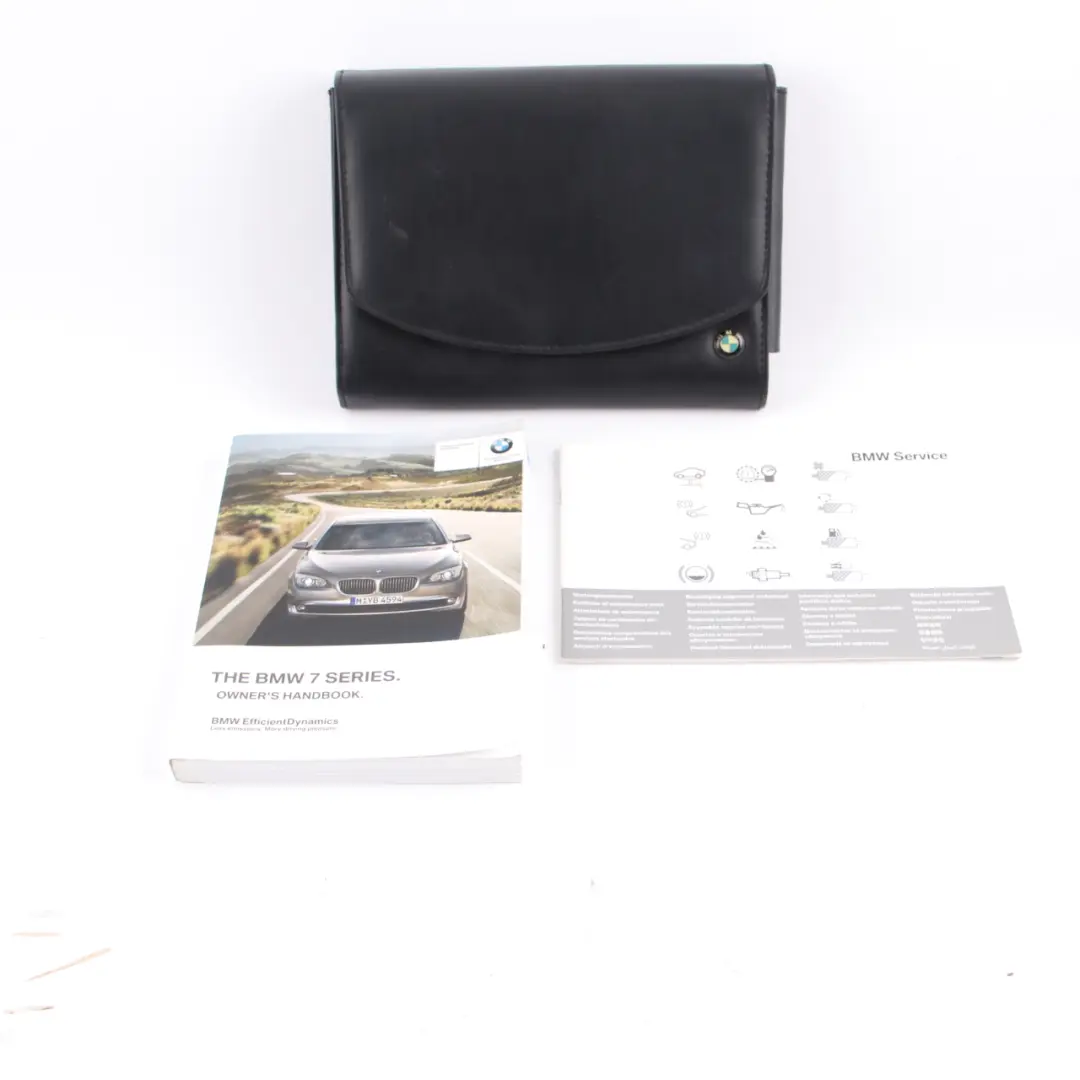 BMW F01 F02 Service Booklet Owner's Handbook Set Pouch Case Wallet