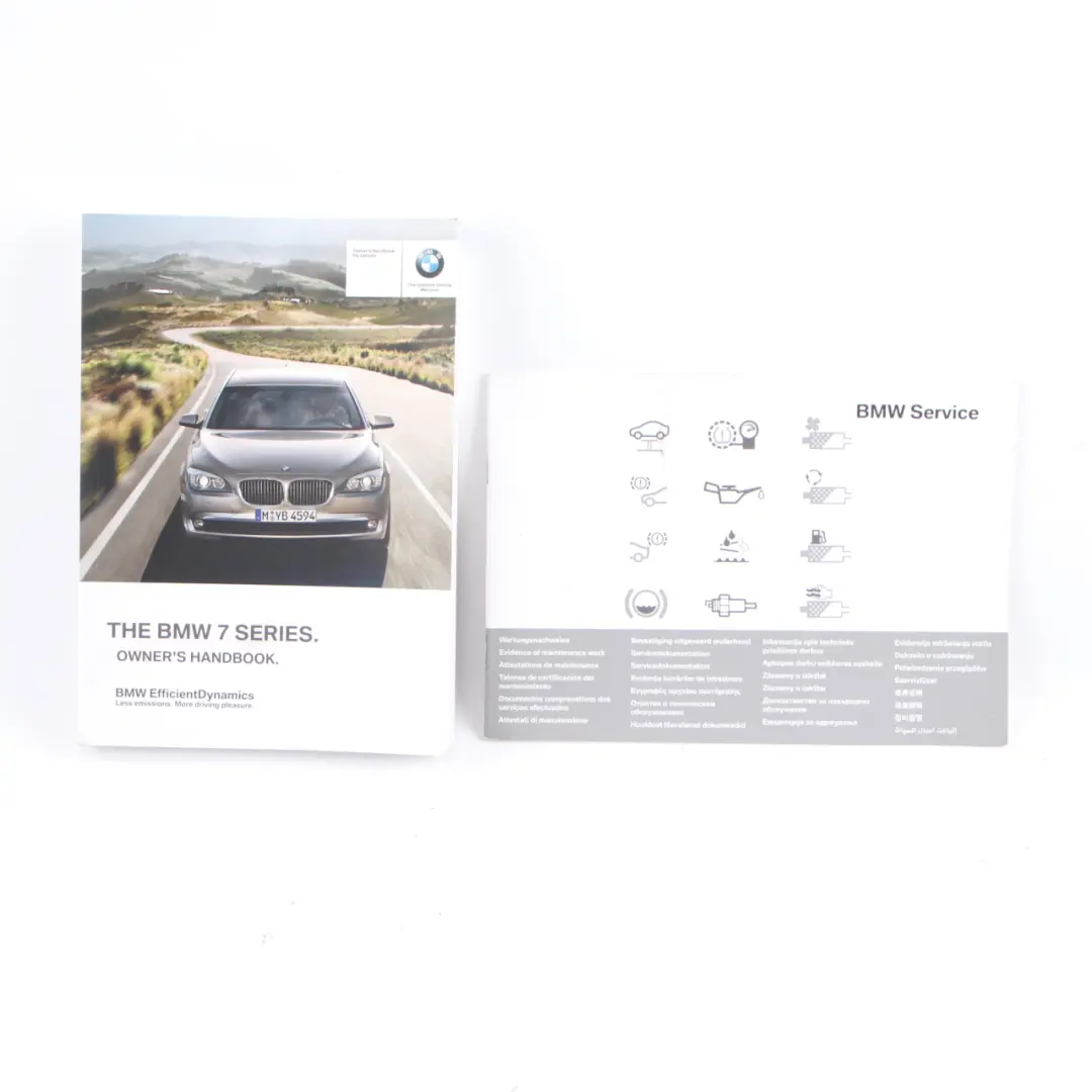 BMW F01 F02 Service Booklet Owner's Handbook Set Pouch Case Wallet