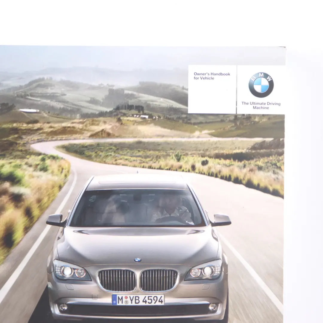 BMW F01 F02 Service Booklet Owner's Handbook Set Pouch Case Wallet