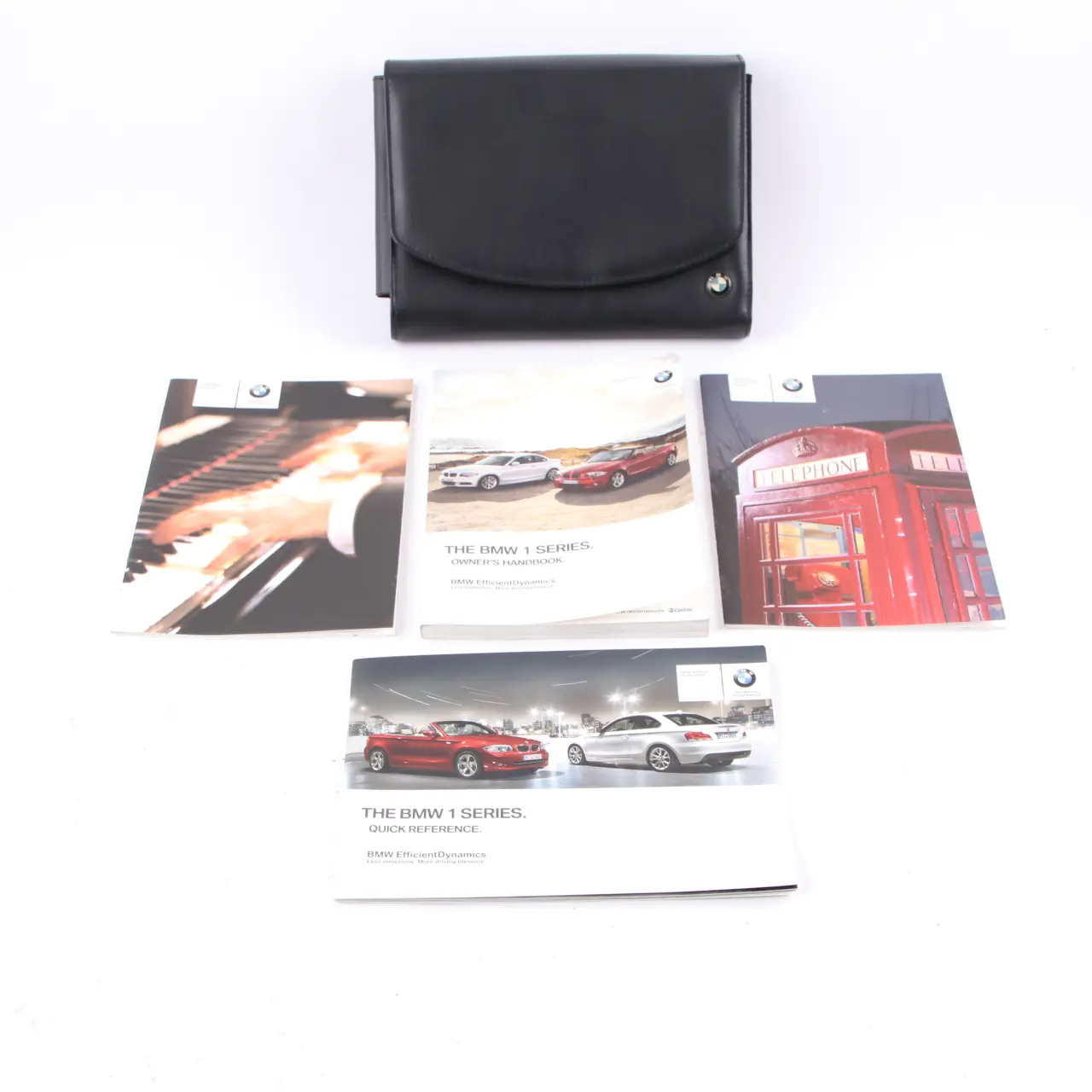 BMW 1 Series E82 E88 Owner's Handbook Book Set Case Pouch 2609061