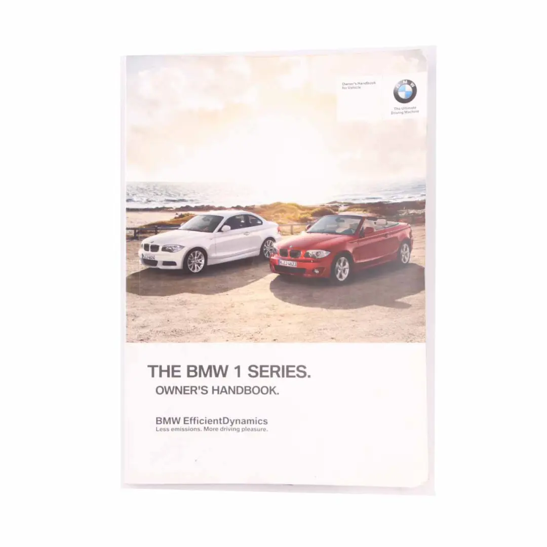 BMW 1 Series E82 E88 Owner's Handbook Book Set Case Pouch 2609061