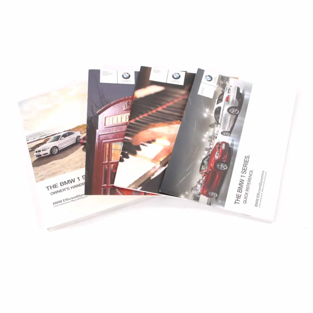 BMW 1 Series E82 E88 Owner's Handbook Book Set Case Pouch 2609061