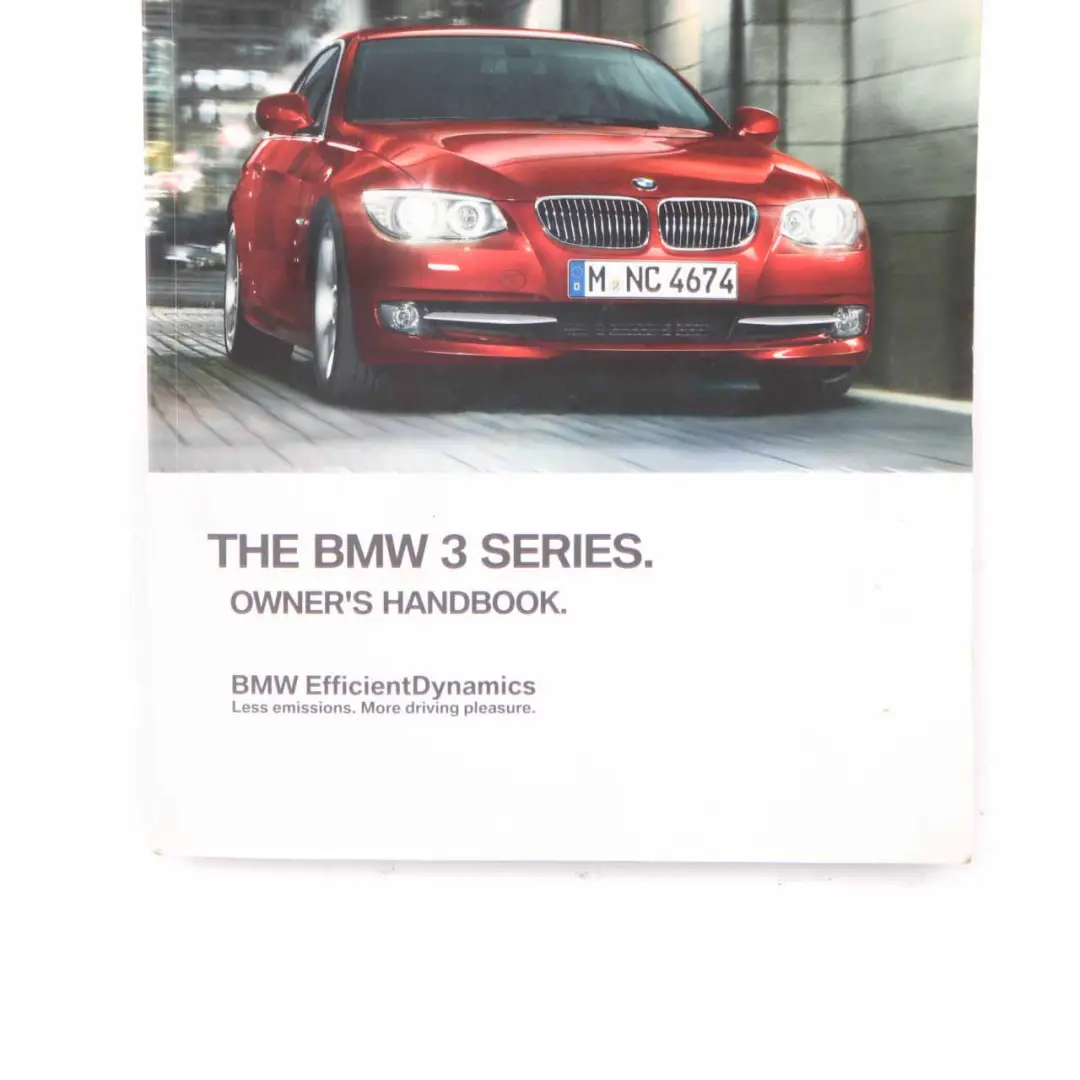 BMW E92 LCI Service Booklet Owner's Handbook Pouch Case Wallet Set