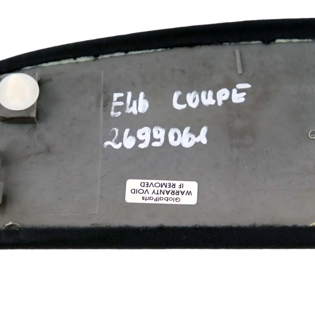 BMW E46 Coupe Headlining Cover Rear Brake Light Covering Black 2699061