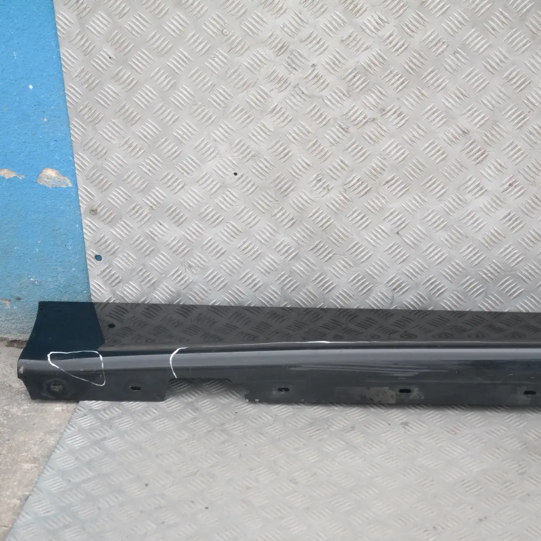 BMW 1 SERIES E87 Sill strip side skirt right O/S Black Sapphire Metallic - 475