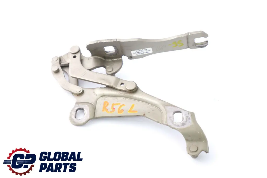 Mini R55 R56 Capo Motor Izquierdo Bisagra Capo Sparkling Silver Metallic 