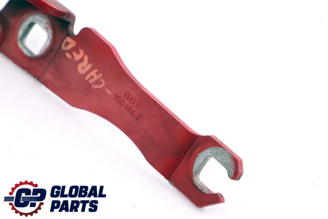 Mini Cooper R55 R56 Motor derecho Capo Bisagra del capo Chili Red 2751204