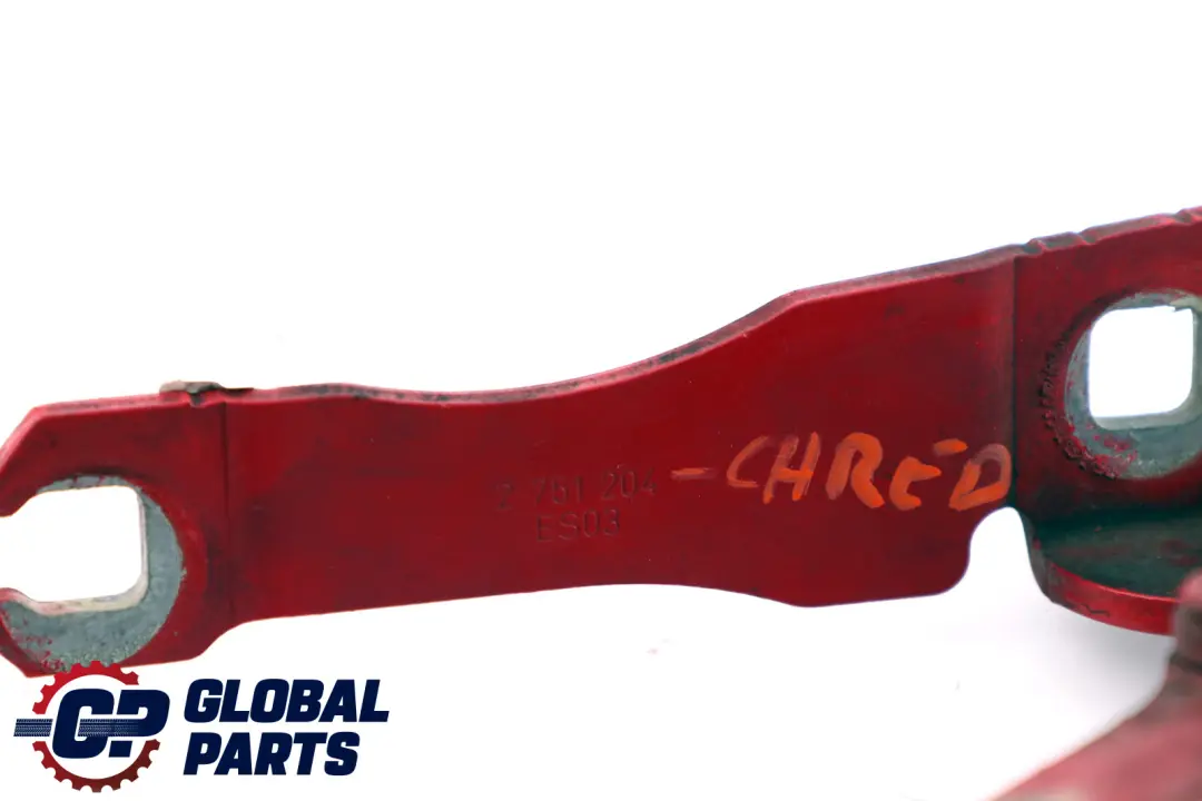 Mini Cooper R55 R56 Motor derecho Capo Bisagra del capo Chili Red 2751204