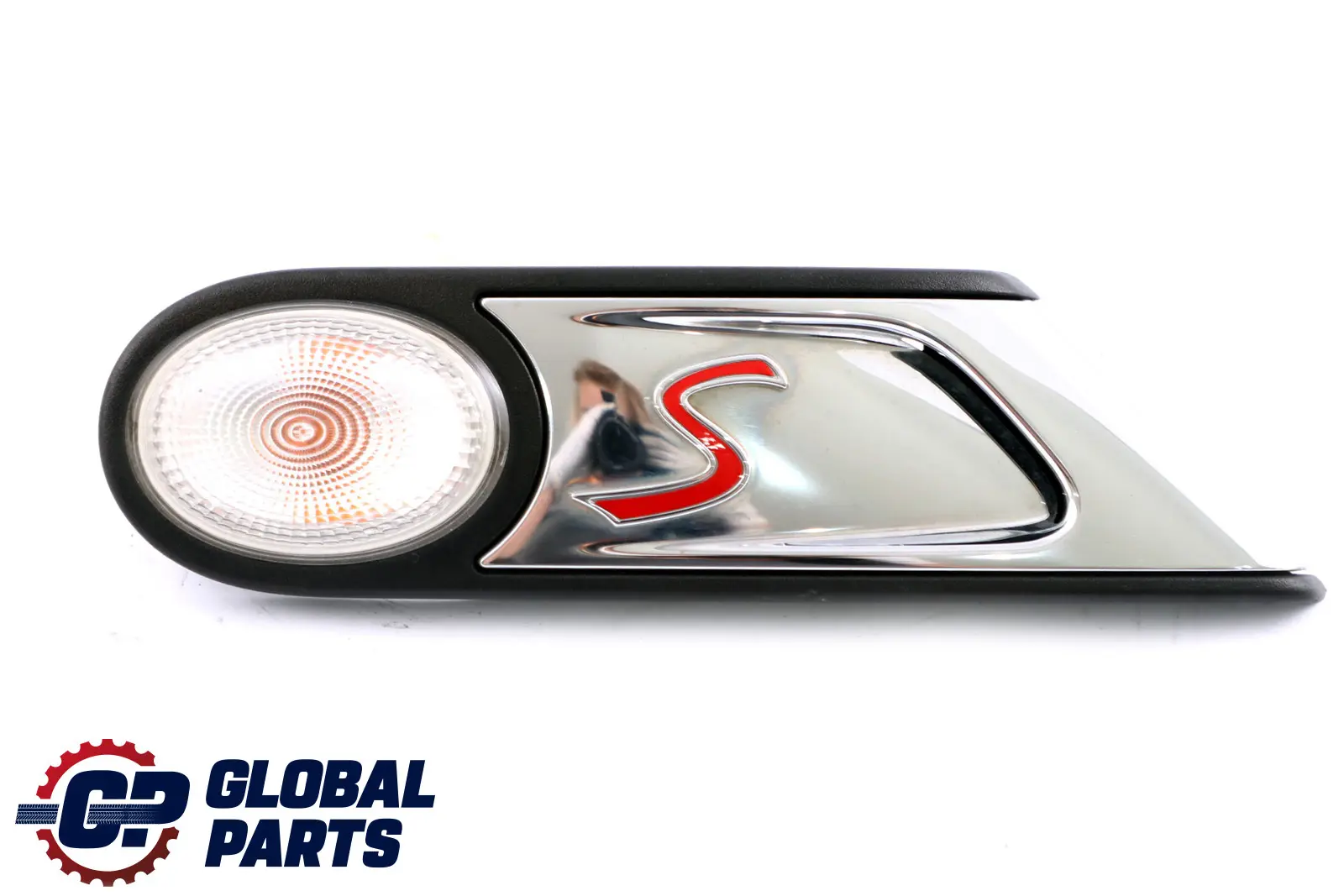 Mini Cooper S R55 R56 R57 Right Direction Turn Side Indicator CHROME O/S