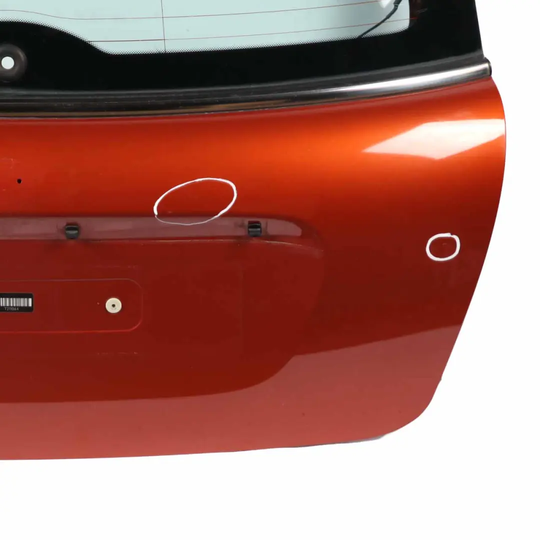 Mini R56 Boot Trunk Lid Tailgate Panel Lid Spice Orange Metallic - B23