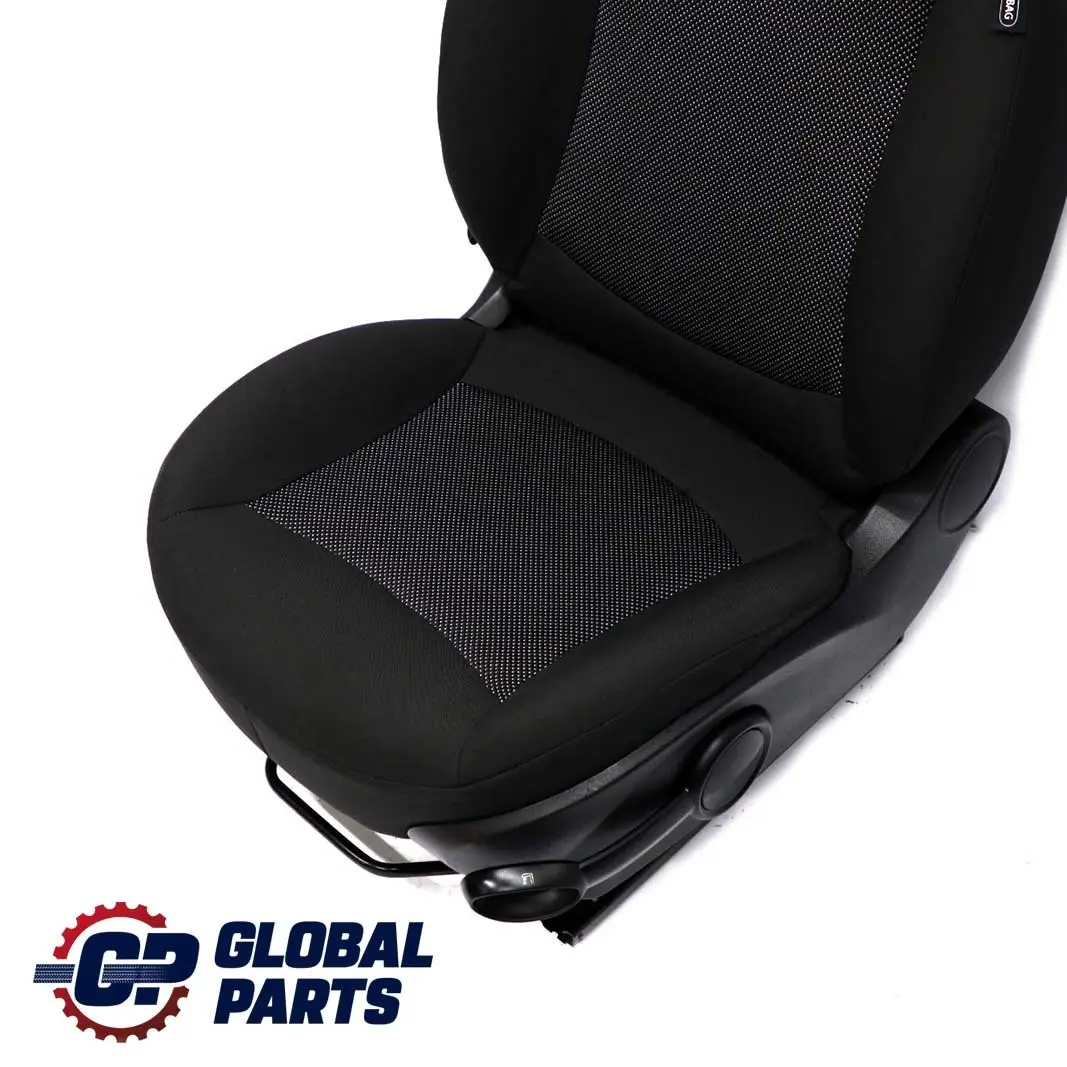 Mini Cooper R55 R56 Cloth Fabric Interior Front Left N/S Seat Carbon Black