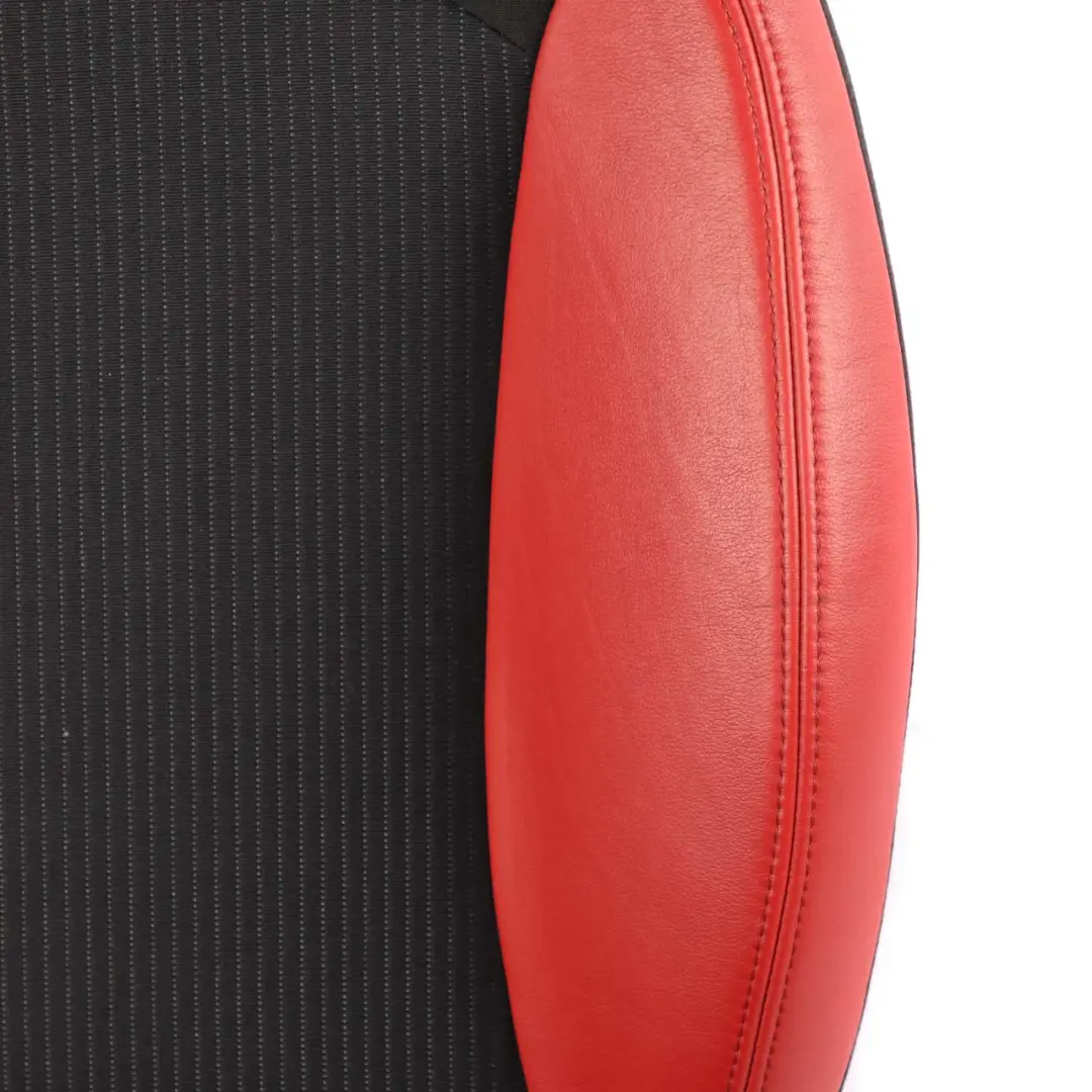 Mini Cooper One R55 R56 Sport Fabric Cloth / Red Leather Front Right O/S Seat