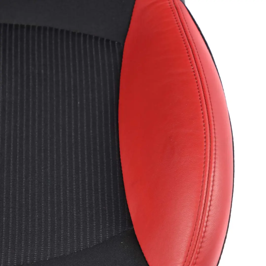 Mini Cooper One R55 R56 Sport Fabric Cloth / Red Leather Front Right O/S Seat