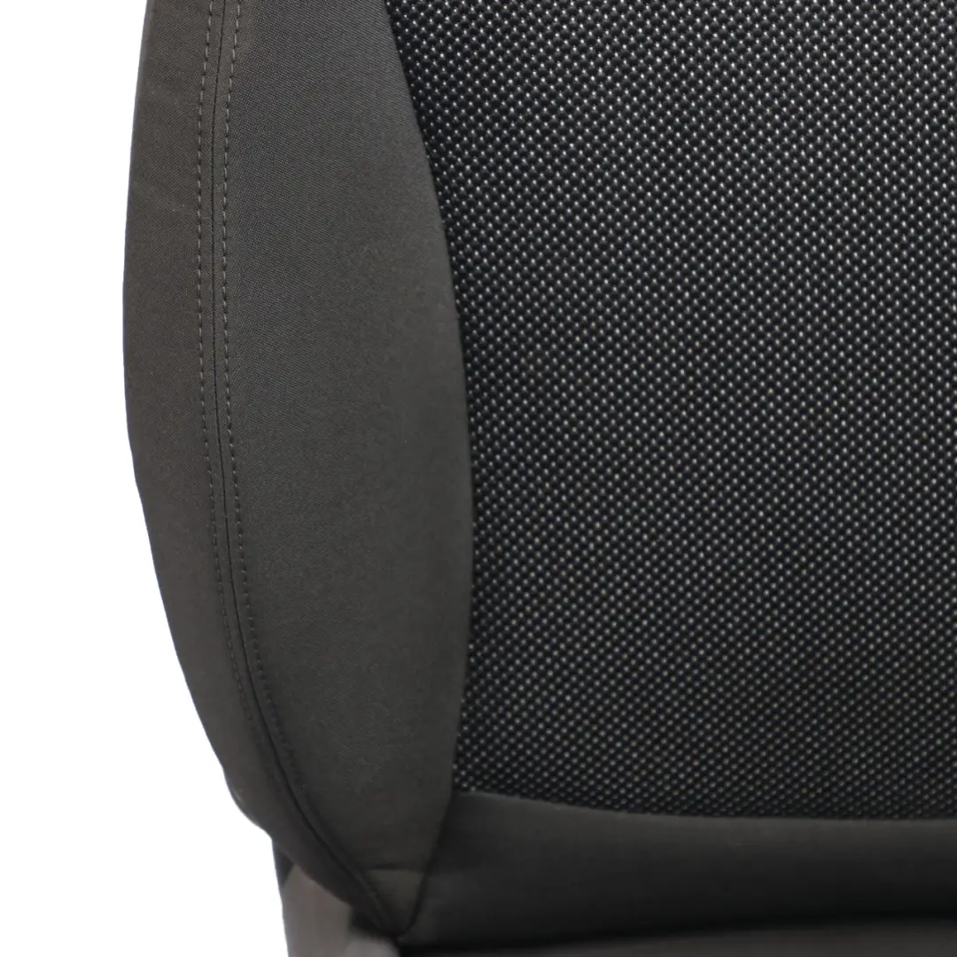 Front Seat Mini Cooper R55 R56 R57 Sport Left N/S Cloth Fabric Carbon Black