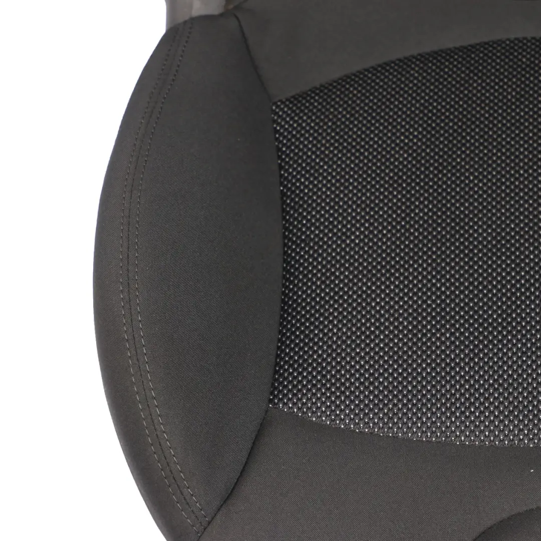 Front Seat Mini Cooper R55 R56 R57 Sport Left N/S Cloth Fabric Carbon Black