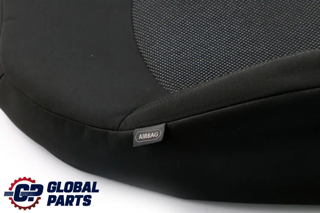 BMW Mini R55 R56 R57 Front Right O/S Sport Seat Backrest Cloth Fabric Black