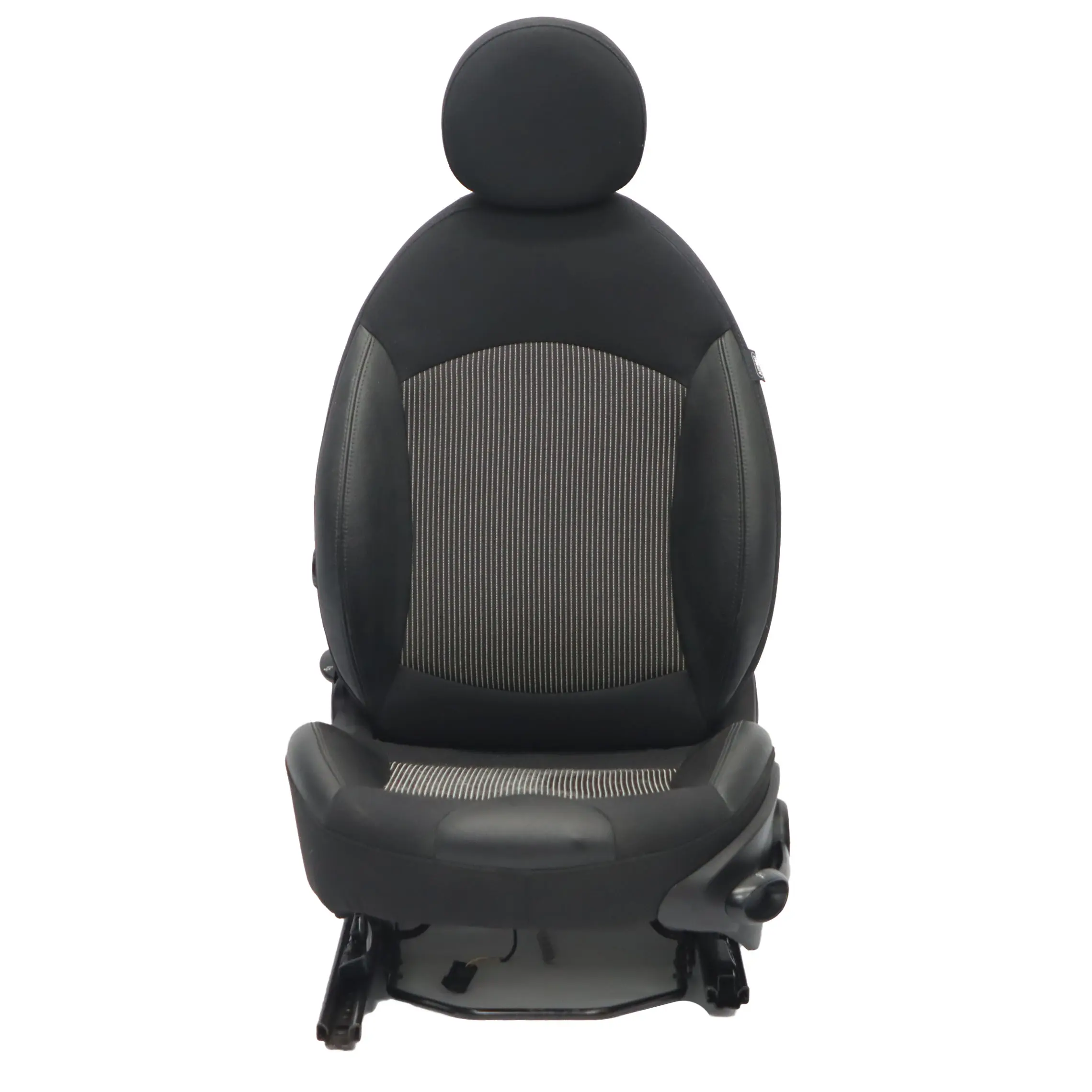 Mini R55 R56 R57 Sport Medio Cuero Interior Negro Asiento Delantero Izquierdo 