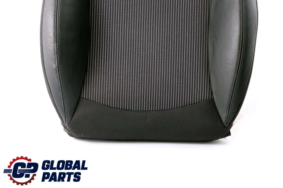 Mini R55 R56 Delantero Derecho Sport Asiento Respaldo Medio Cuero Tela Negro