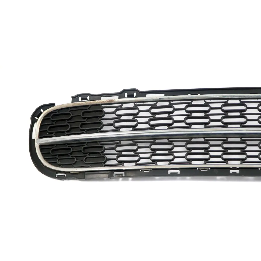 Mini Cooper R55 R56 LCI Trim Front Bumper Grille Grill Chrome Lower Bottom