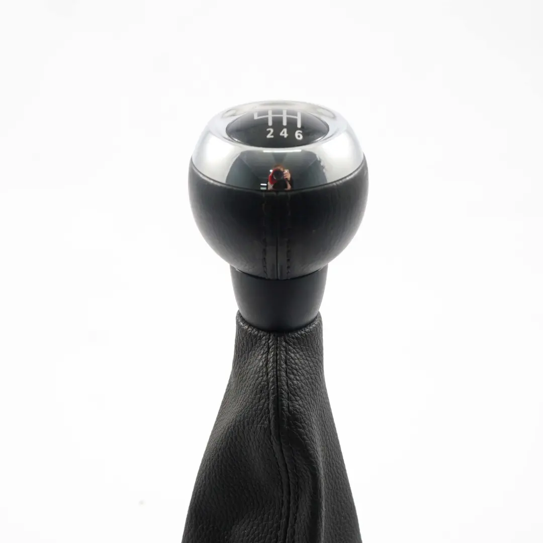 Mini Cooper 3 R55 R56 R57 R58 Gear Shift Knob Gaiter Cover Leather Black