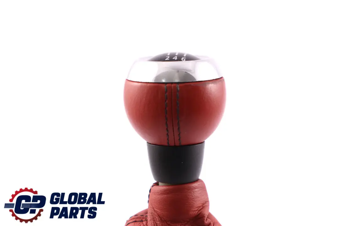 BMW Mini Cooper R55 R56 R57 R58 6-Speed Gear Shift Knob Gaiter Red 2753784