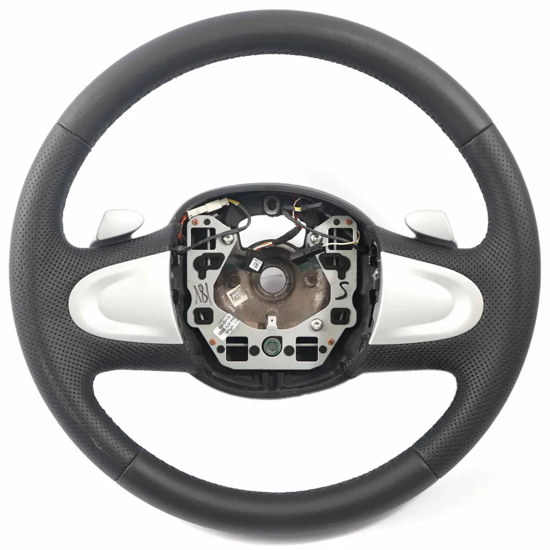 Mini Cooper R56 NEW Black Leather Sport Look Steering Wheel Paddle Shift