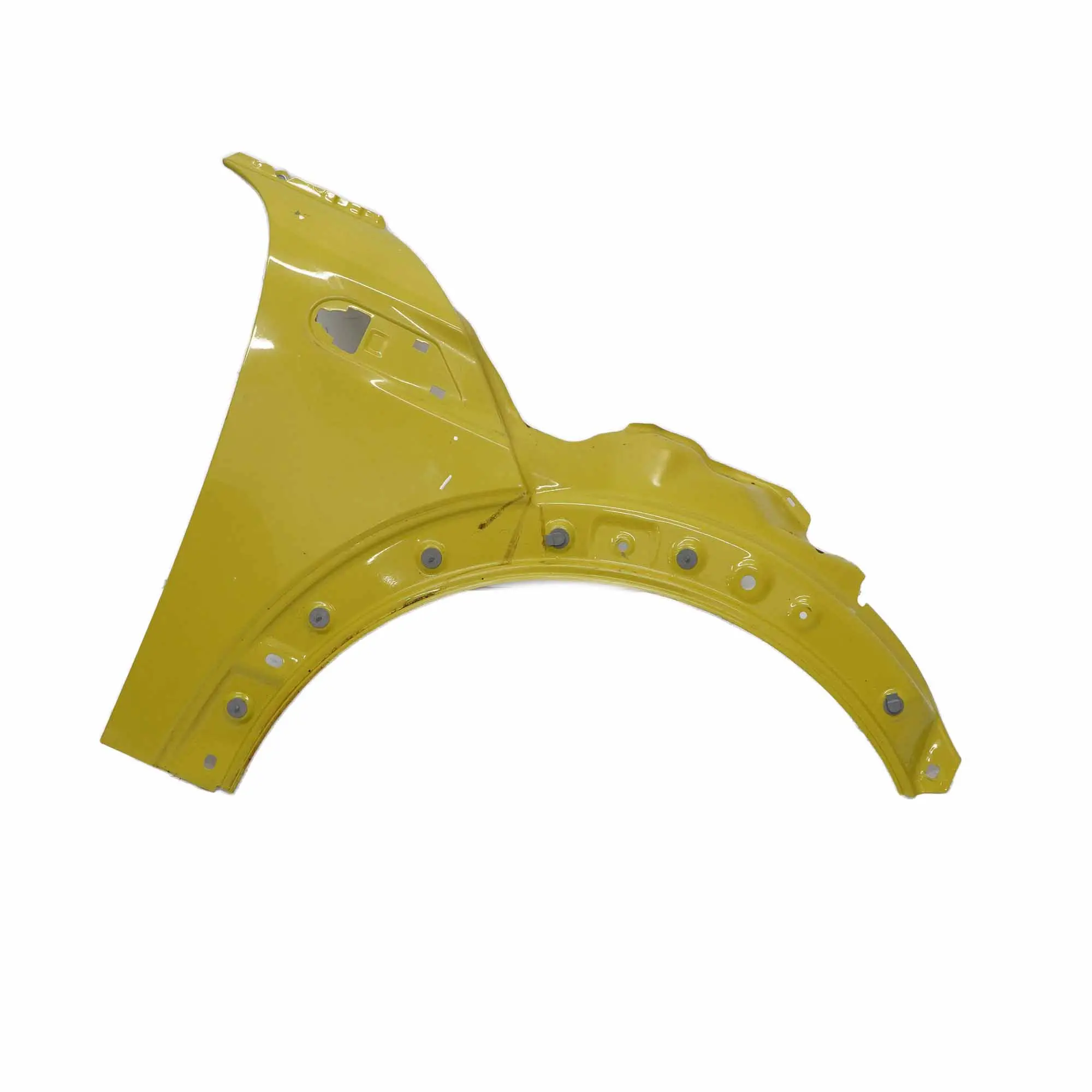 Mini R55 R56 R57 Side Panel Front Right Wing O/S Interchange Yellow - A95