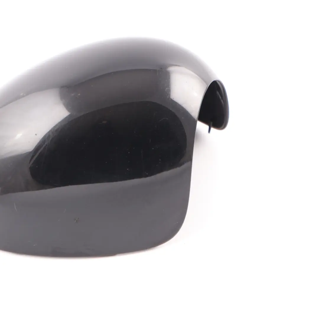 Wing Mirror Cover Mini R55 R56 R60 Cap Casing Right O/S Absolute Black Metallic