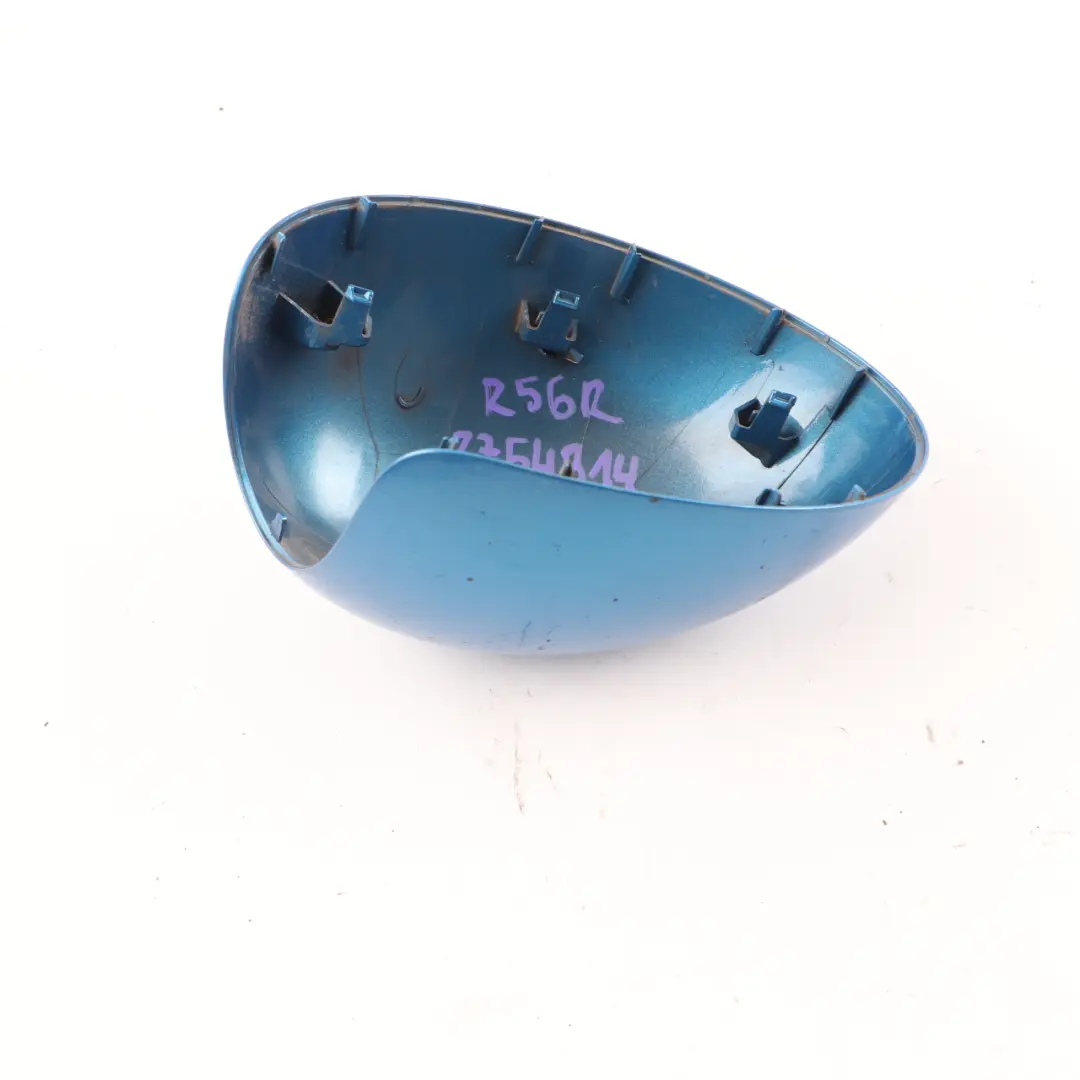 Wing Mirror Cover Mini R55 R56 R60 Cap Casing Right O/S Laser Blue Metallic A59