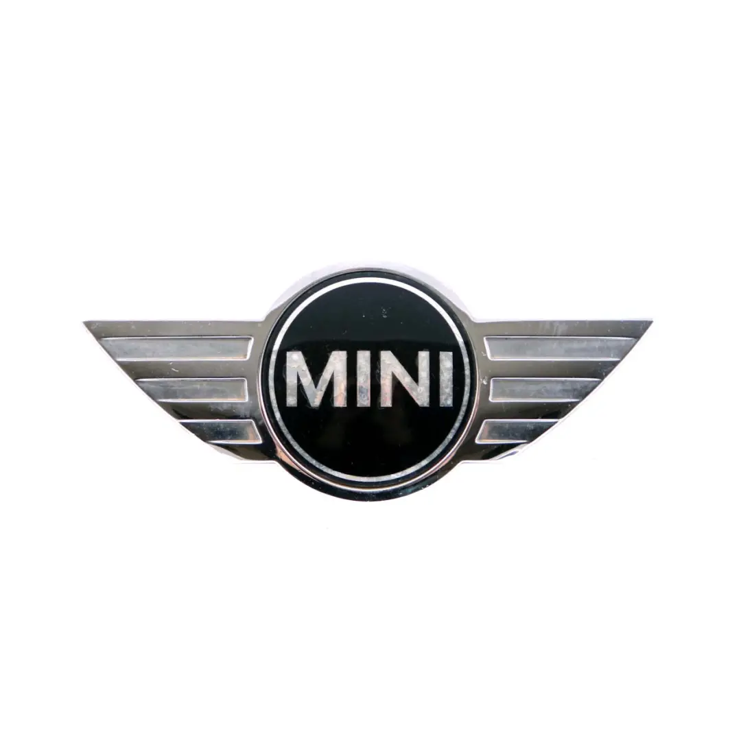 Mini Cooper One 2 R55 R56 R57 Insignia delantera Capo Emblema Logo Cromo