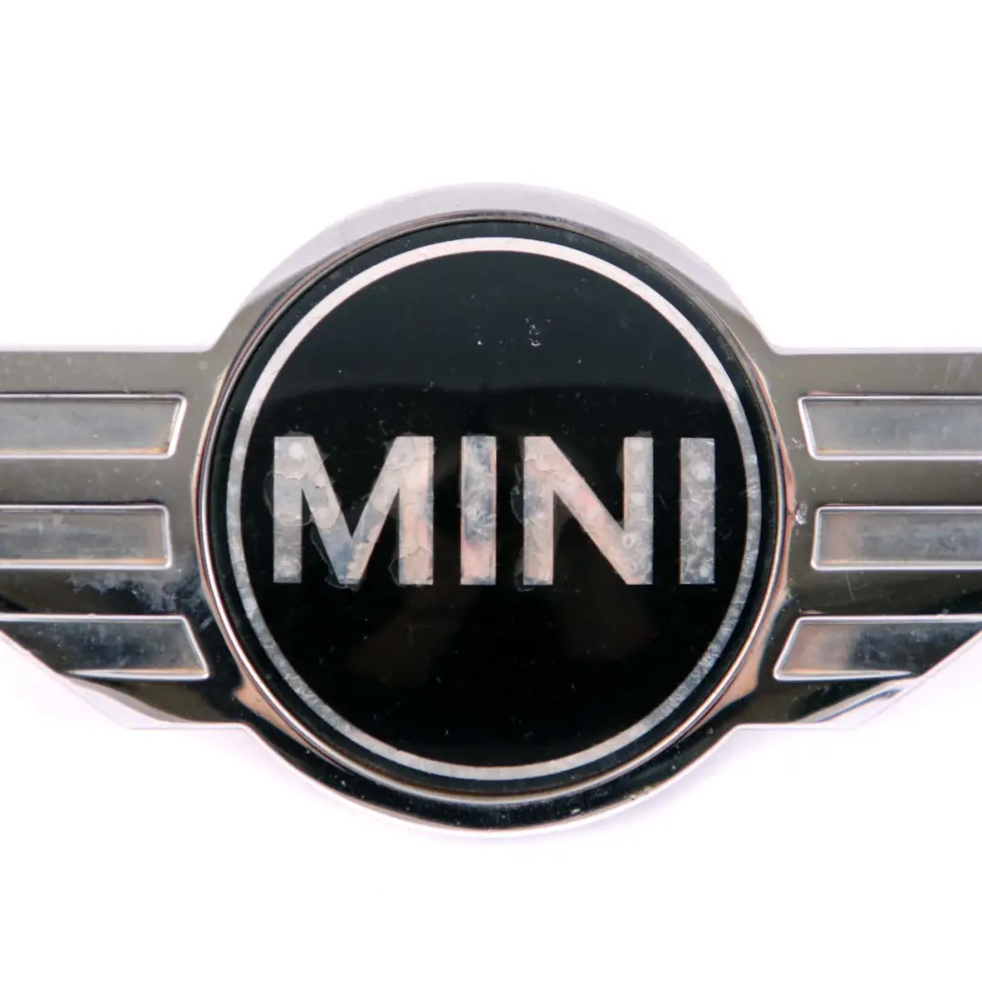 Mini Cooper One 2 R55 R56 R57 Insignia delantera Capo Emblema Logo Cromo