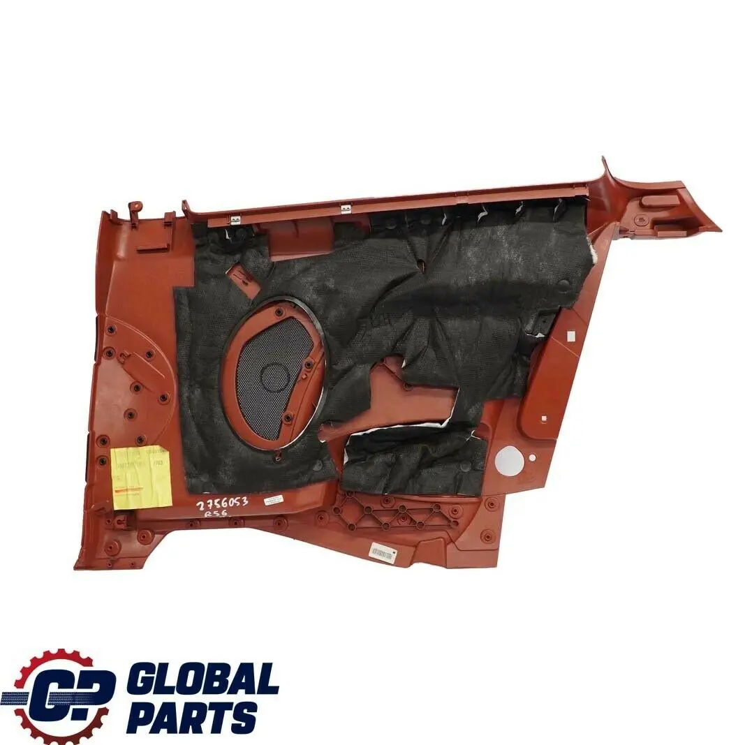 Mini R56 Rivestimento Laterale Posteriore SX Pannello Porta Redwood Rosso