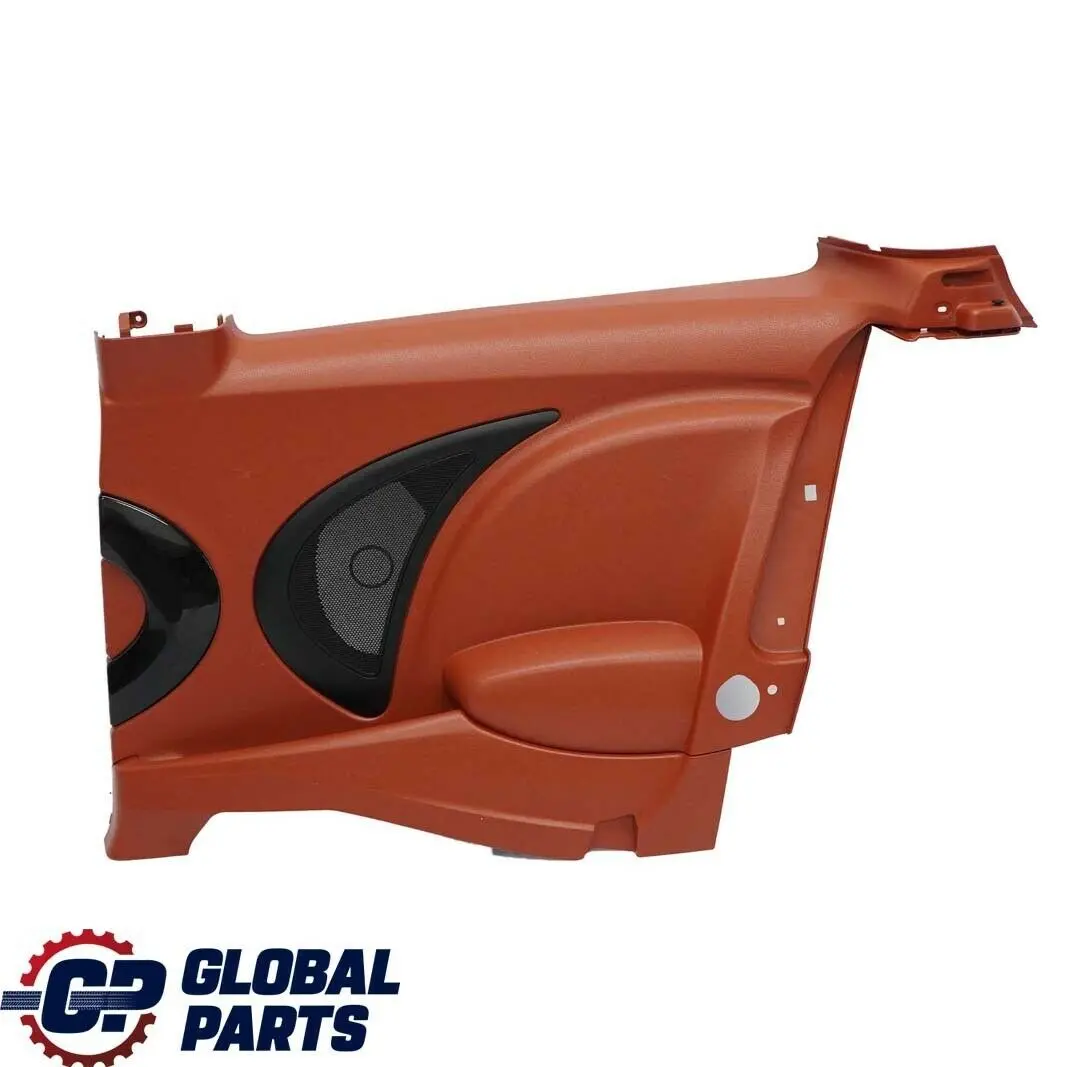 Mini Cooper One R56 Lateral Interior Trim Panel Cuarto Trasero Derecho Rojo