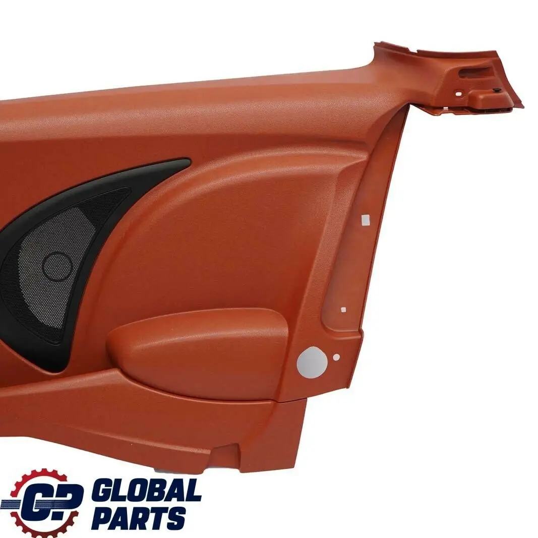 Mini Cooper One R56 Lateral Interior Trim Panel Cuarto Trasero Derecho Rojo